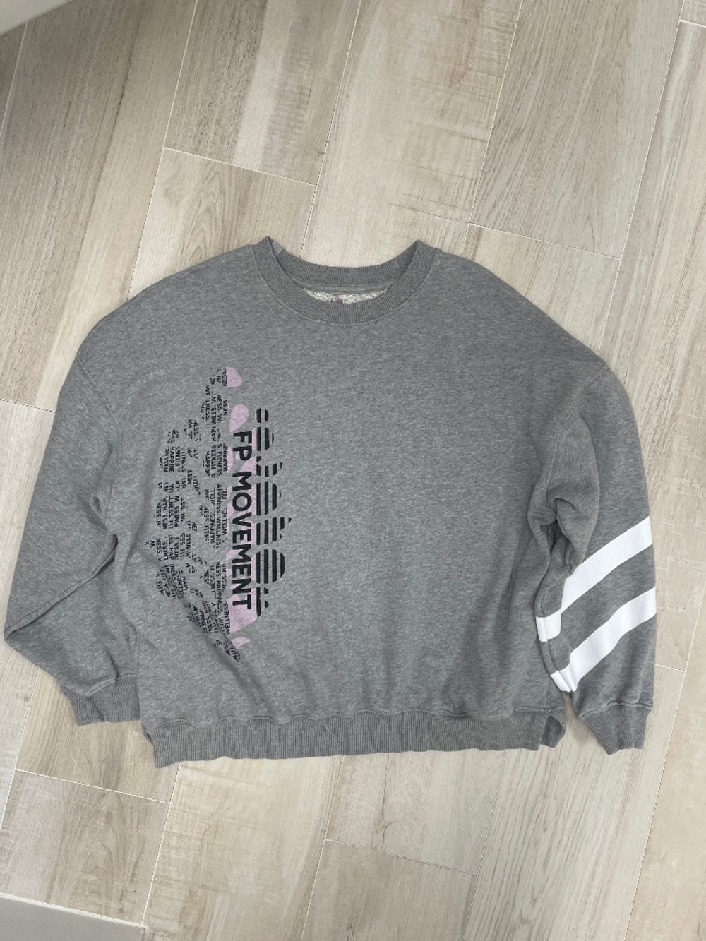 FP Movement All Star Pullover Logo Gray Sweatshirt